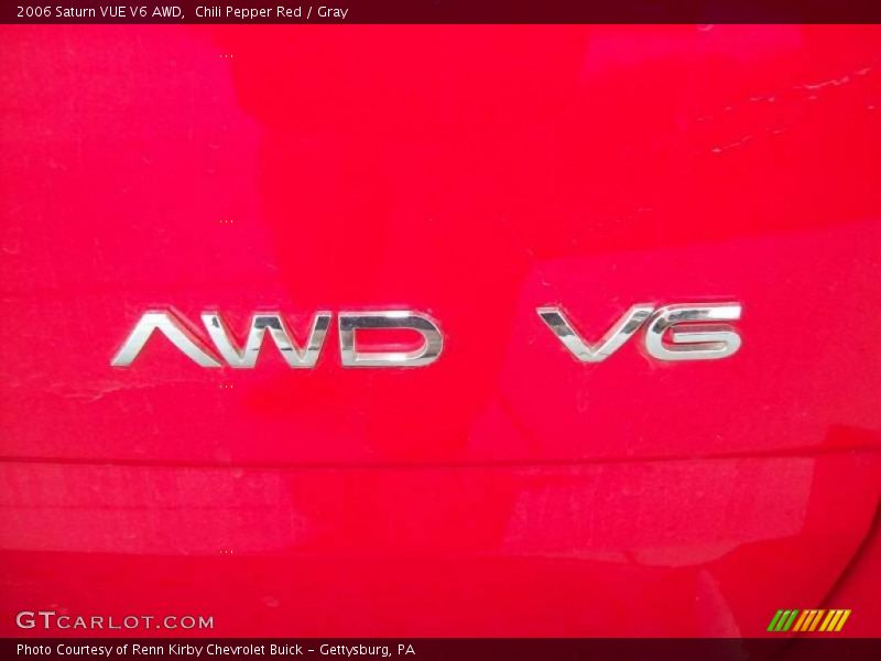Chili Pepper Red / Gray 2006 Saturn VUE V6 AWD