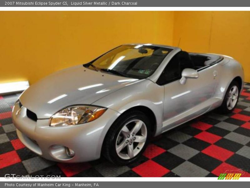 Liquid Silver Metallic / Dark Charcoal 2007 Mitsubishi Eclipse Spyder GS