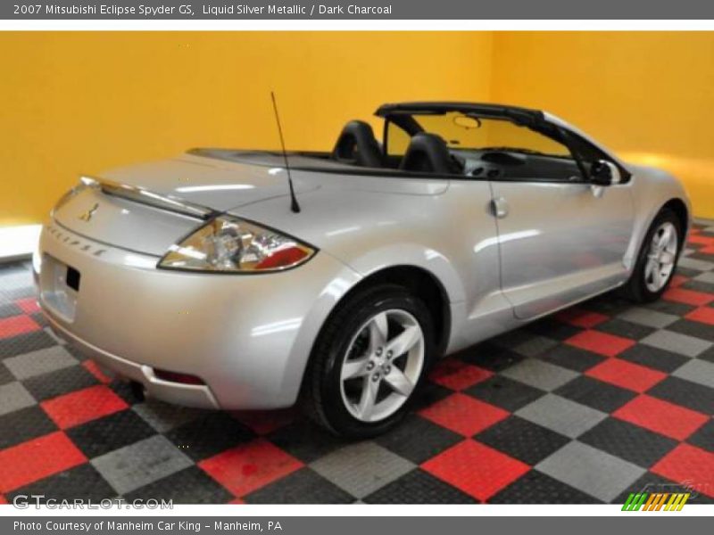 Liquid Silver Metallic / Dark Charcoal 2007 Mitsubishi Eclipse Spyder GS