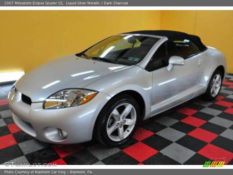 Liquid Silver Metallic / Dark Charcoal 2007 Mitsubishi Eclipse Spyder GS