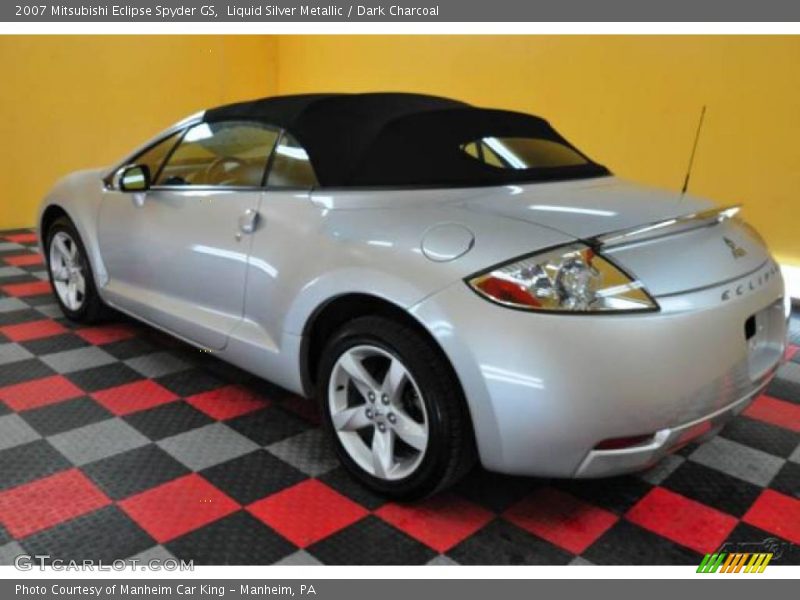 Liquid Silver Metallic / Dark Charcoal 2007 Mitsubishi Eclipse Spyder GS