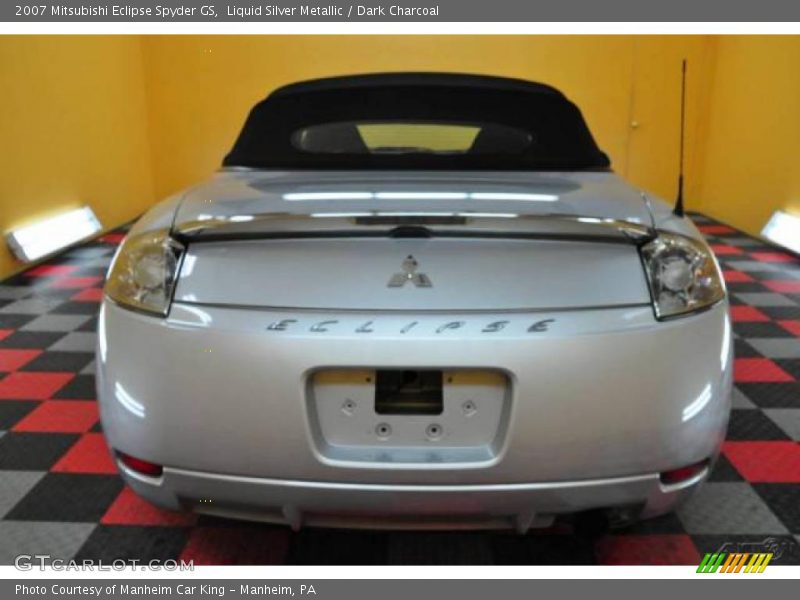 Liquid Silver Metallic / Dark Charcoal 2007 Mitsubishi Eclipse Spyder GS