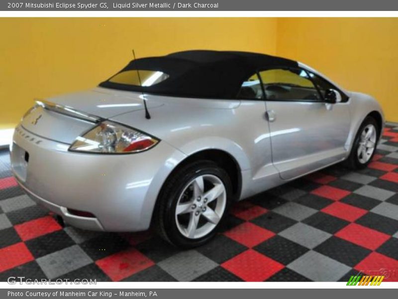 Liquid Silver Metallic / Dark Charcoal 2007 Mitsubishi Eclipse Spyder GS