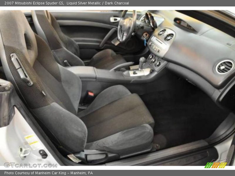 Liquid Silver Metallic / Dark Charcoal 2007 Mitsubishi Eclipse Spyder GS