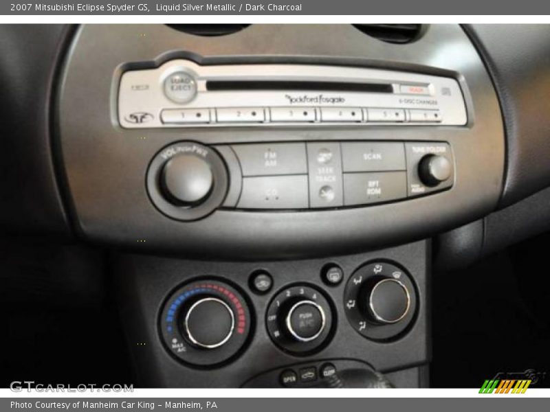 Liquid Silver Metallic / Dark Charcoal 2007 Mitsubishi Eclipse Spyder GS