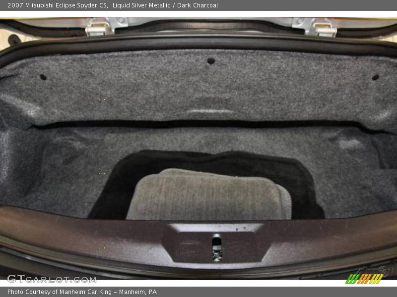 Liquid Silver Metallic / Dark Charcoal 2007 Mitsubishi Eclipse Spyder GS