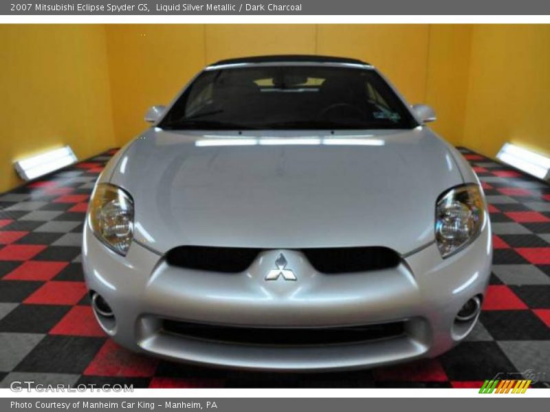 Liquid Silver Metallic / Dark Charcoal 2007 Mitsubishi Eclipse Spyder GS