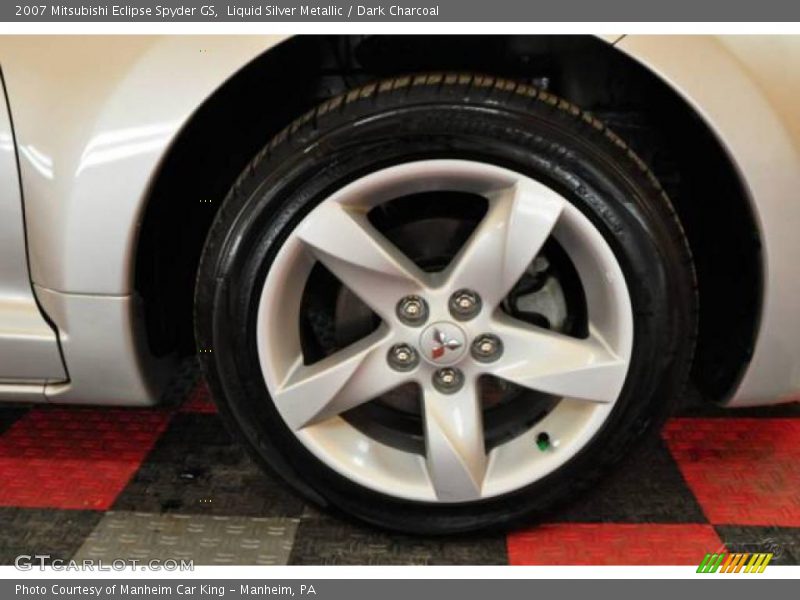 Liquid Silver Metallic / Dark Charcoal 2007 Mitsubishi Eclipse Spyder GS