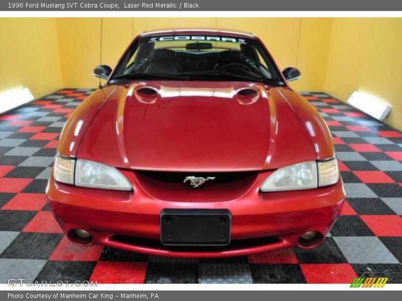 Laser Red Metallic / Black 1996 Ford Mustang SVT Cobra Coupe