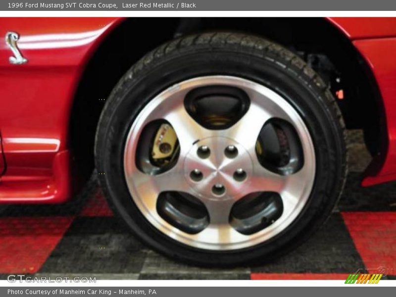Laser Red Metallic / Black 1996 Ford Mustang SVT Cobra Coupe