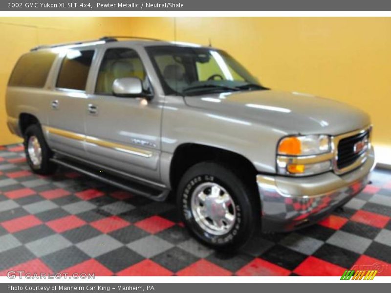 Pewter Metallic / Neutral/Shale 2002 GMC Yukon XL SLT 4x4