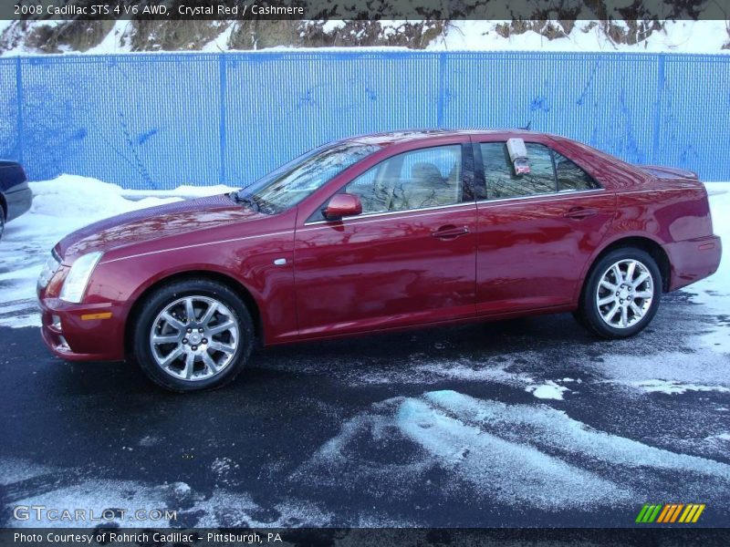 Crystal Red / Cashmere 2008 Cadillac STS 4 V6 AWD