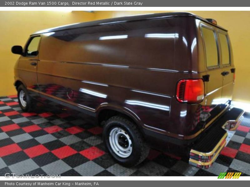 Director Red Metallic / Dark Slate Gray 2002 Dodge Ram Van 1500 Cargo