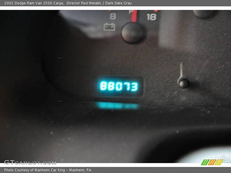 Director Red Metallic / Dark Slate Gray 2002 Dodge Ram Van 1500 Cargo