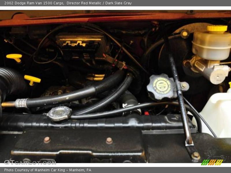 Director Red Metallic / Dark Slate Gray 2002 Dodge Ram Van 1500 Cargo