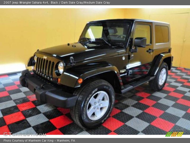 Black / Dark Slate Gray/Medium Slate Gray 2007 Jeep Wrangler Sahara 4x4