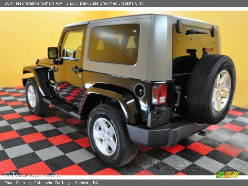 Black / Dark Slate Gray/Medium Slate Gray 2007 Jeep Wrangler Sahara 4x4