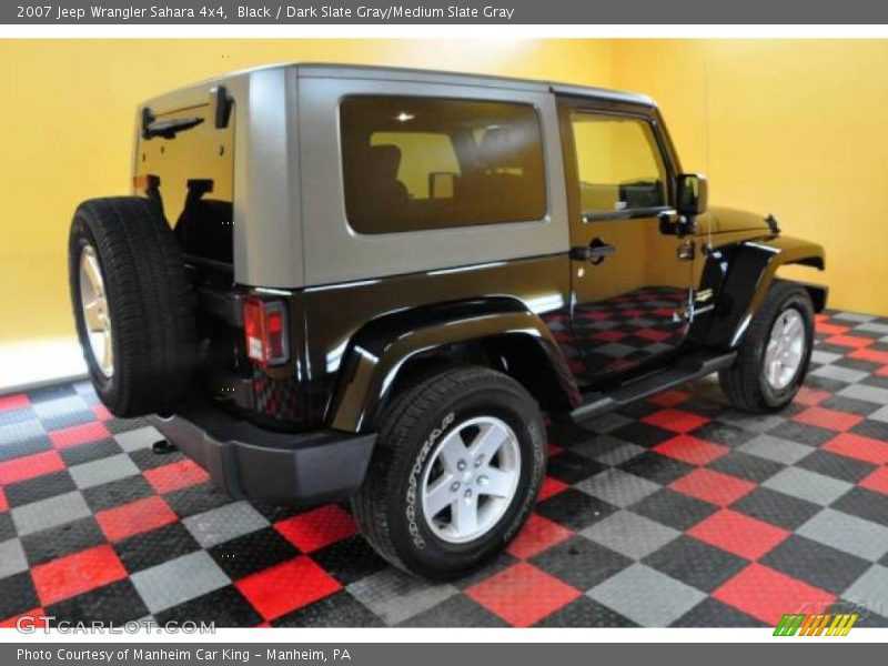 Black / Dark Slate Gray/Medium Slate Gray 2007 Jeep Wrangler Sahara 4x4
