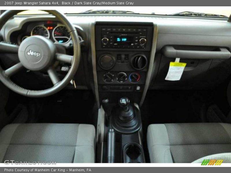 Black / Dark Slate Gray/Medium Slate Gray 2007 Jeep Wrangler Sahara 4x4