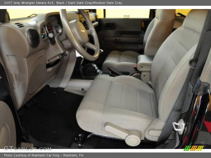 Black / Dark Slate Gray/Medium Slate Gray 2007 Jeep Wrangler Sahara 4x4