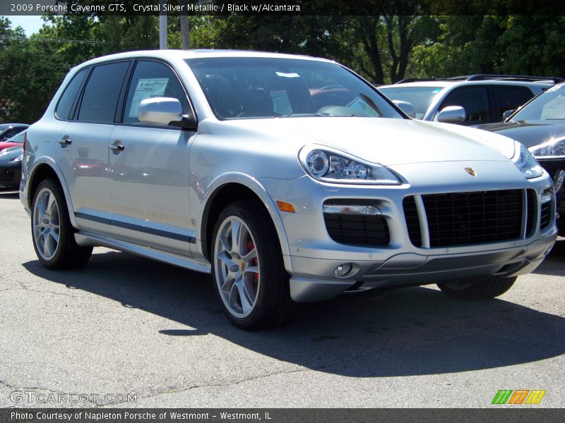 Crystal Silver Metallic / Black w/Alcantara 2009 Porsche Cayenne GTS