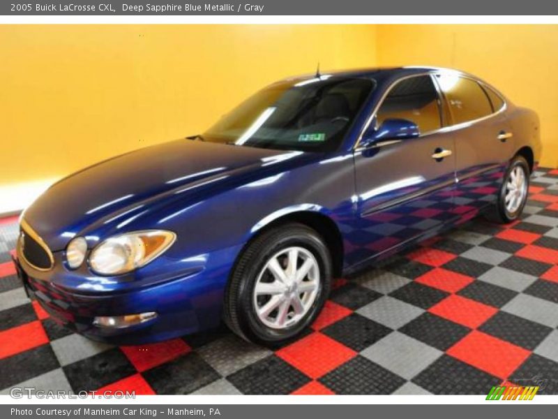 Deep Sapphire Blue Metallic / Gray 2005 Buick LaCrosse CXL