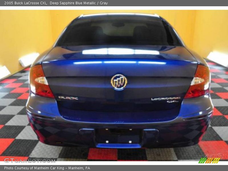 Deep Sapphire Blue Metallic / Gray 2005 Buick LaCrosse CXL
