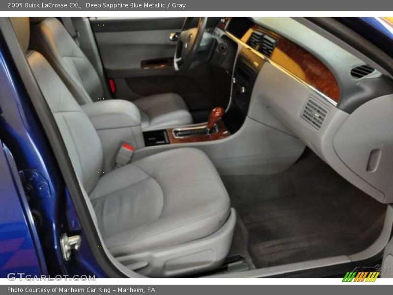 Deep Sapphire Blue Metallic / Gray 2005 Buick LaCrosse CXL