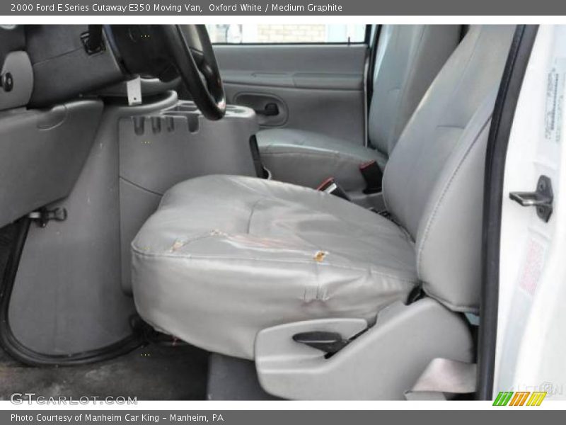 Oxford White / Medium Graphite 2000 Ford E Series Cutaway E350 Moving Van