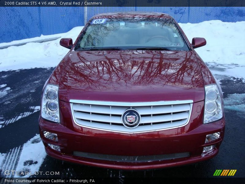 Crystal Red / Cashmere 2008 Cadillac STS 4 V6 AWD