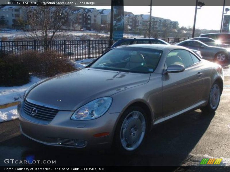 Egyptian Sand Pearl / Ecru Beige 2003 Lexus SC 430