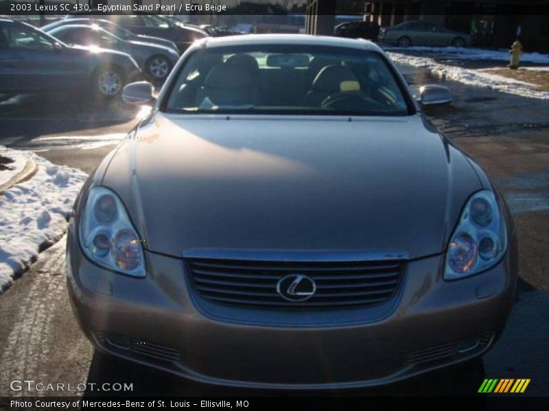 Egyptian Sand Pearl / Ecru Beige 2003 Lexus SC 430