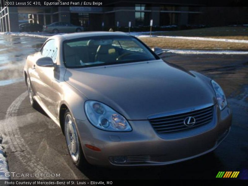Egyptian Sand Pearl / Ecru Beige 2003 Lexus SC 430