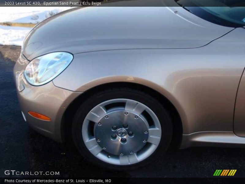 Egyptian Sand Pearl / Ecru Beige 2003 Lexus SC 430