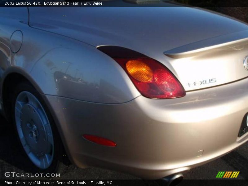 Egyptian Sand Pearl / Ecru Beige 2003 Lexus SC 430