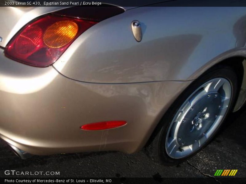 Egyptian Sand Pearl / Ecru Beige 2003 Lexus SC 430