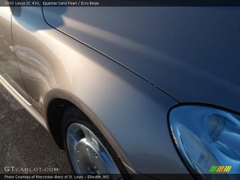 Egyptian Sand Pearl / Ecru Beige 2003 Lexus SC 430