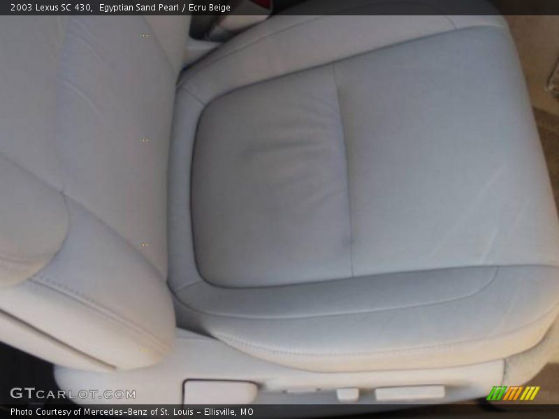 Egyptian Sand Pearl / Ecru Beige 2003 Lexus SC 430