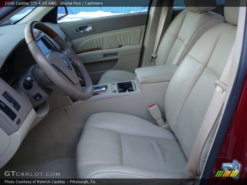 Crystal Red / Cashmere 2008 Cadillac STS 4 V6 AWD