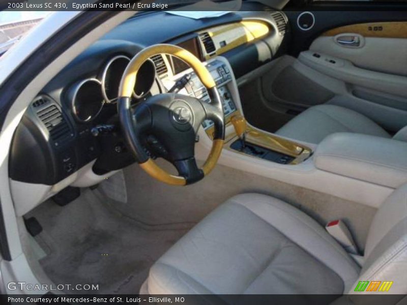Egyptian Sand Pearl / Ecru Beige 2003 Lexus SC 430
