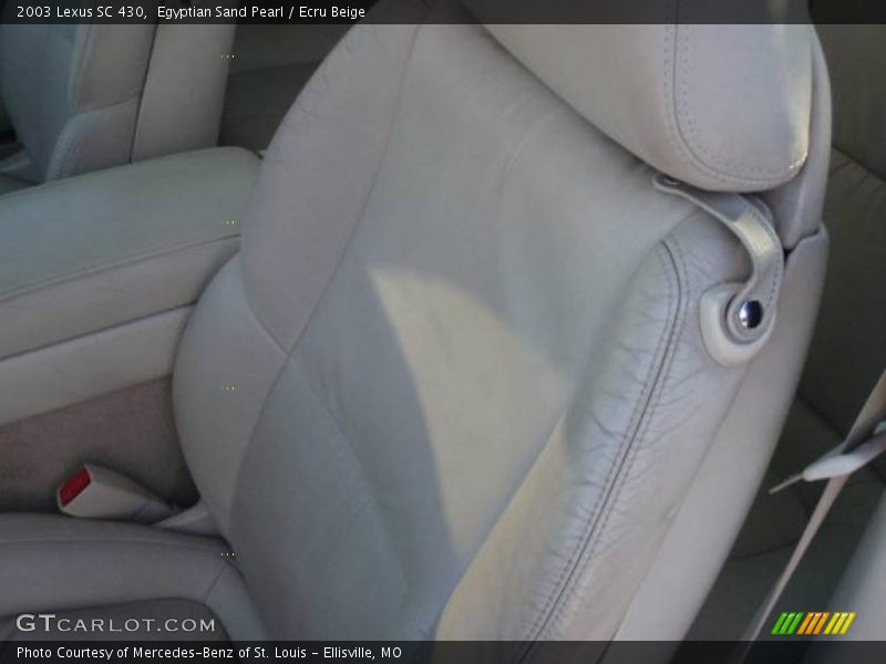 Egyptian Sand Pearl / Ecru Beige 2003 Lexus SC 430
