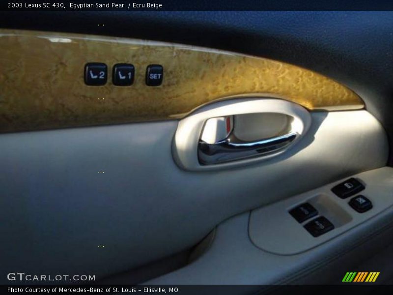 Egyptian Sand Pearl / Ecru Beige 2003 Lexus SC 430