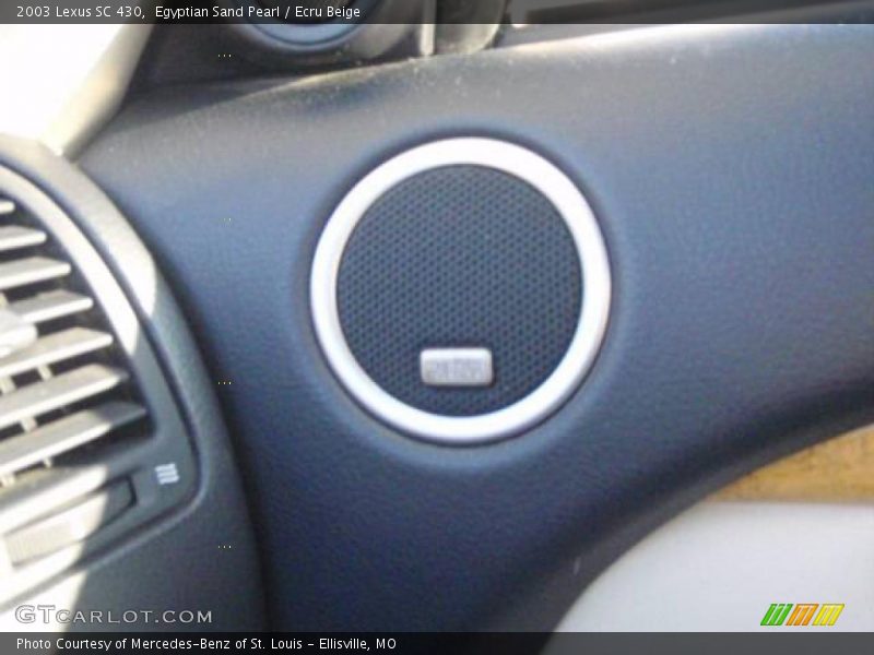 Egyptian Sand Pearl / Ecru Beige 2003 Lexus SC 430