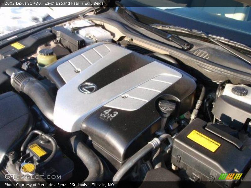 Egyptian Sand Pearl / Ecru Beige 2003 Lexus SC 430