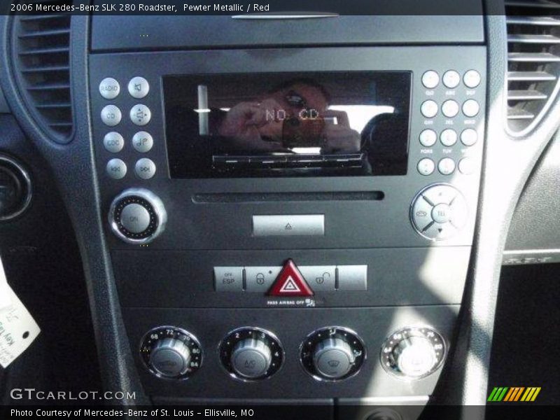 Pewter Metallic / Red 2006 Mercedes-Benz SLK 280 Roadster