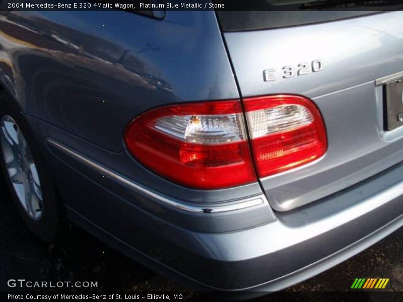 Platinum Blue Metallic / Stone 2004 Mercedes-Benz E 320 4Matic Wagon