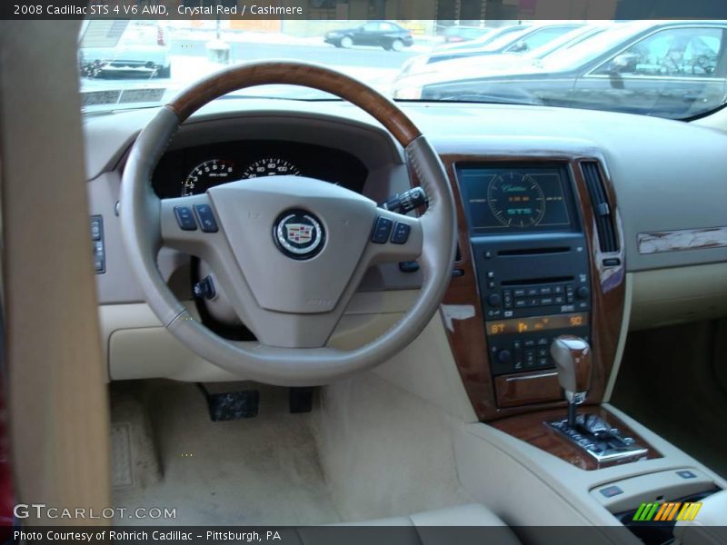Crystal Red / Cashmere 2008 Cadillac STS 4 V6 AWD