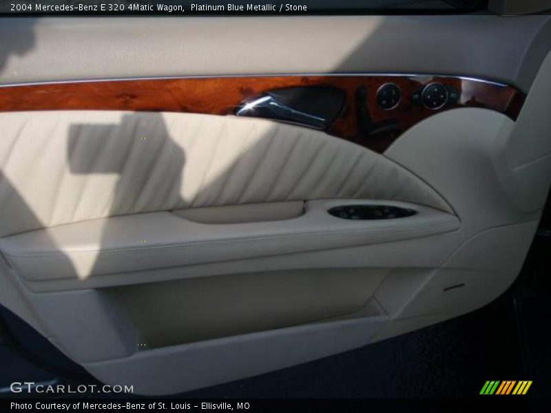 Platinum Blue Metallic / Stone 2004 Mercedes-Benz E 320 4Matic Wagon