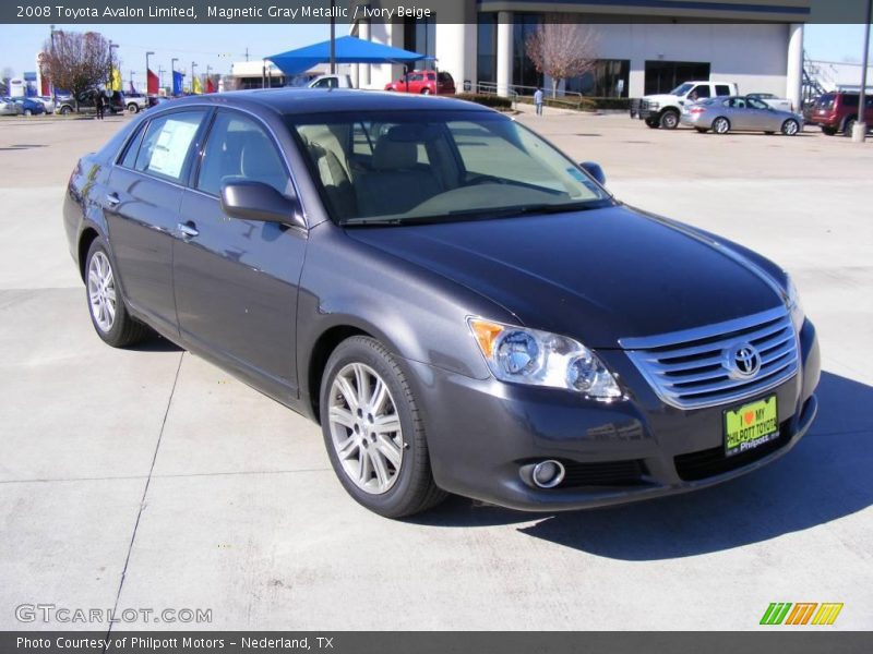 Magnetic Gray Metallic / Ivory Beige 2008 Toyota Avalon Limited