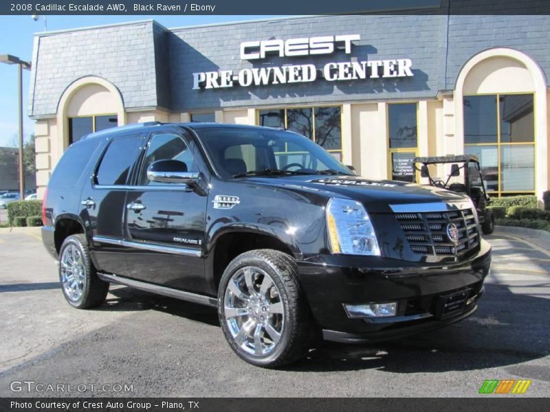 Black Raven / Ebony 2008 Cadillac Escalade AWD
